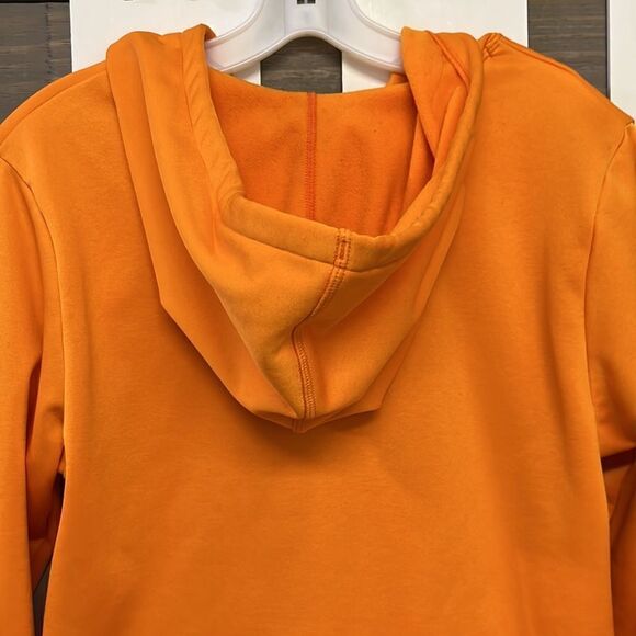Under Armour Women’s Bright Orange Semi-Fitted Hoodie w/ Kangaroo Pocket-Medium - Picture 11 of 16